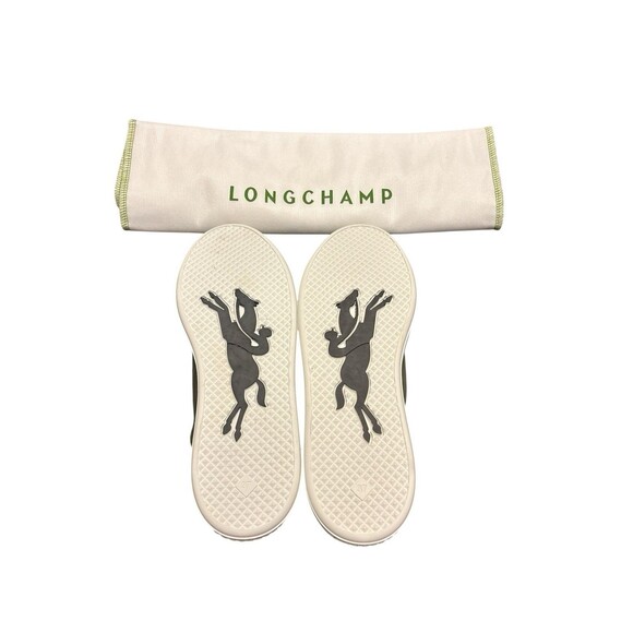 Longchamp Women’s le pliage sneaker Green Size US 6 EU 37 New in box - Picture 4 of 6